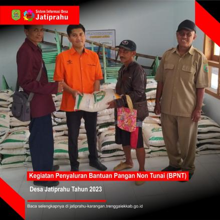 PENYALURAN BPNT MELALUI PT POS INDONESIA DI DESA JATIPRAHU TAHUN 2023